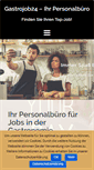 Mobile Screenshot of gastrojob24.com